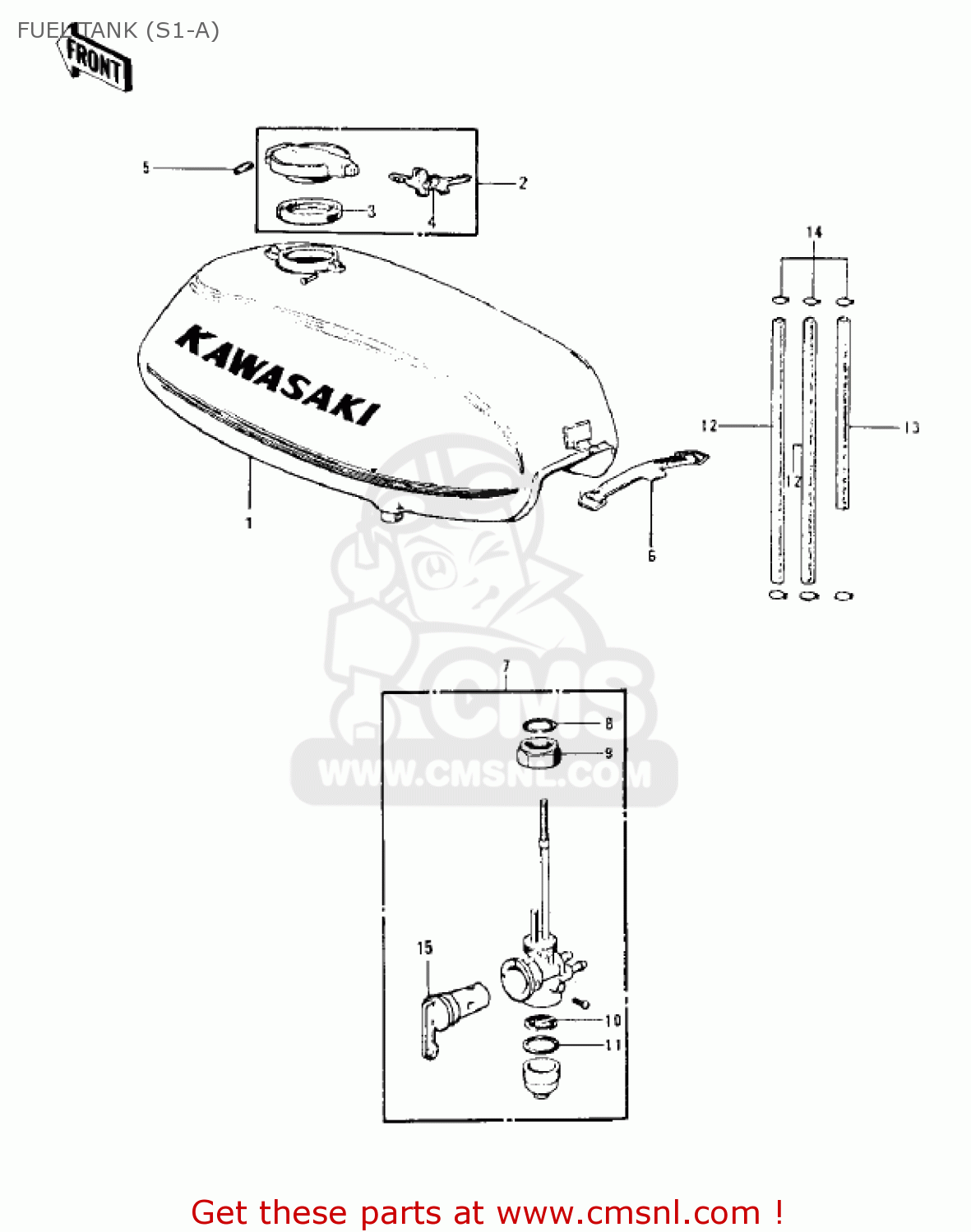 FUEL TANK (S1-A) S1A MACH I 1973 USA CANADA