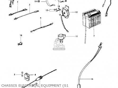 CHASSIS ELECTRICAL EQUIPMENT (S1 - S1A MACH I 1973 USA CANADA