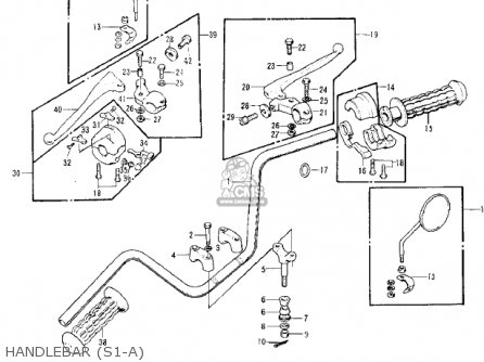 HANDLEBAR (S1-A) - S1A MACH I 1973 USA CANADA