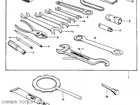 OWNER TOOLS - S1B MACH I 1974 USA CANADA