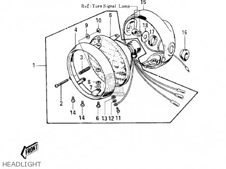 HEADLIGHT - S1B MACH I 1974 USA CANADA