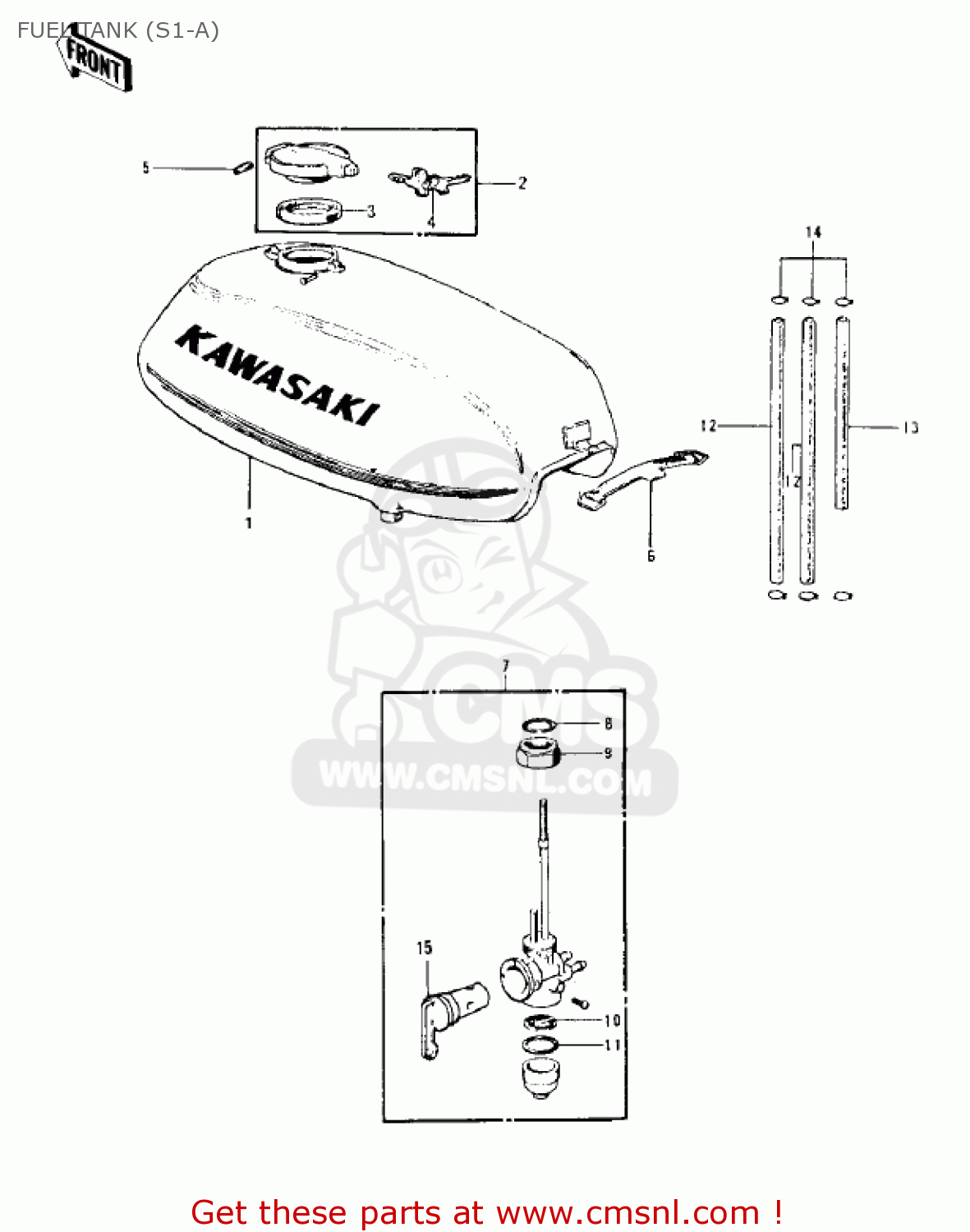 FUEL TANK (S1-A) S1C MACH I 1975 USA CANADA