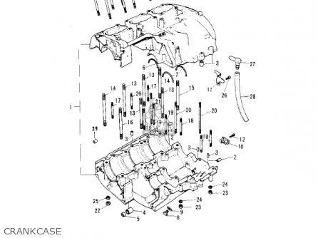 CRANKCASE - S1C MACH I 1975 USA CANADA