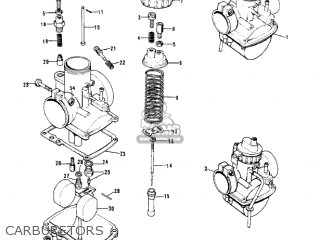 CARBURETORS - S1C MACH I 1975 USA CANADA