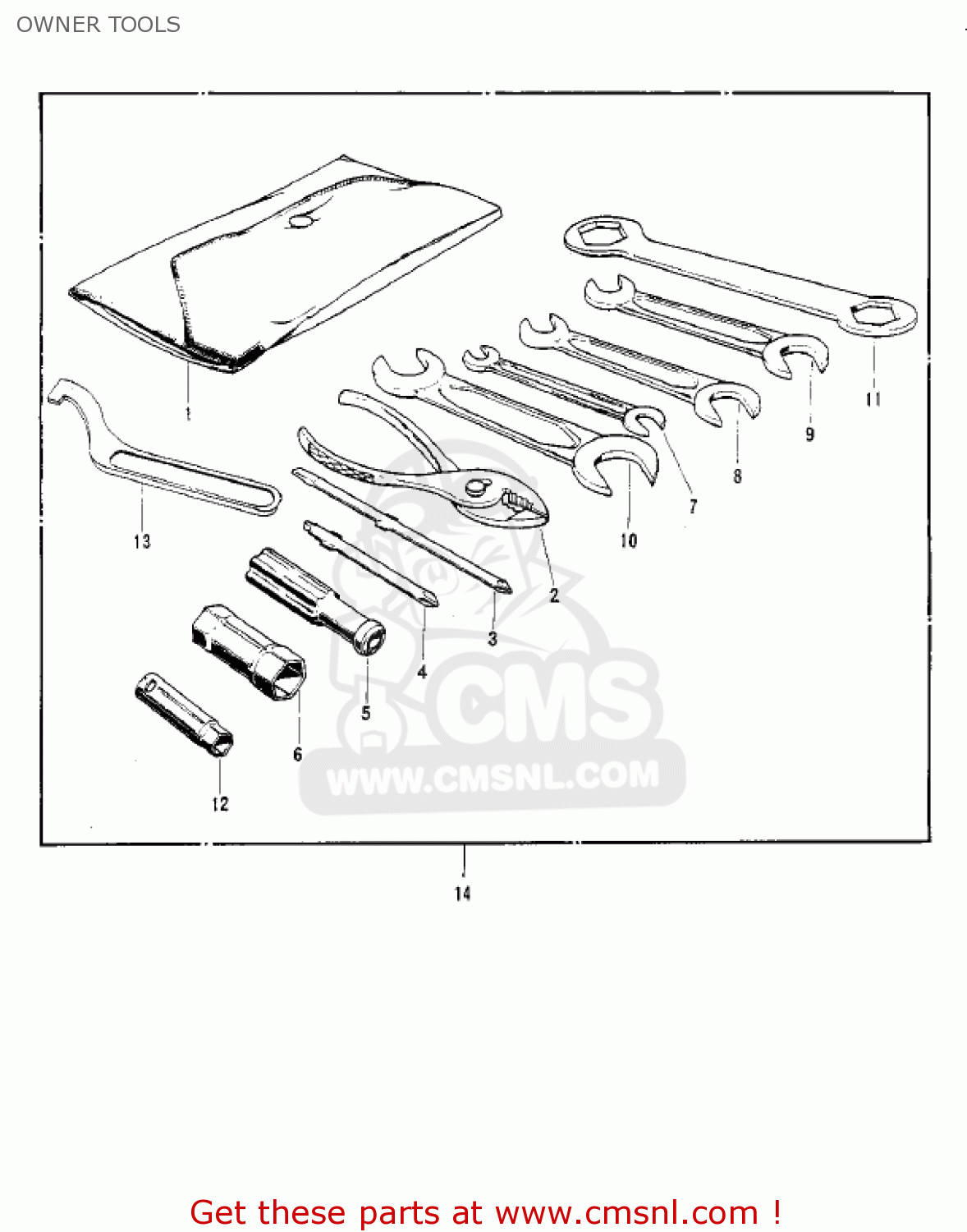 OWNER TOOLS S2 MACH II 1972 USA