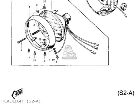 HEADLIGHT (S2-A) - S2 MACH II 1972 USA
