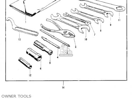 OWNER TOOLS - S2 MACH II 1972 USA