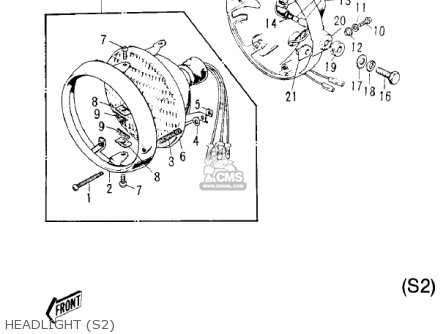HEADLIGHT (S2) - S2A MACH II 1973 USA