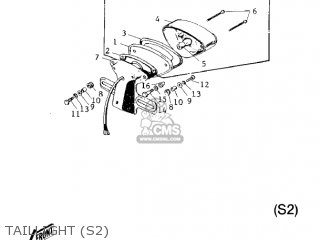 TAILLIGHT (S2) - S2A MACH II 1973 USA