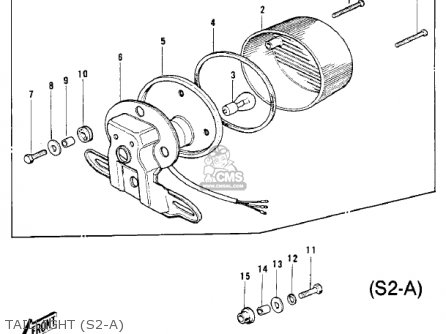 TAILLIGHT (S2-A) - S2A MACH II 1973 USA