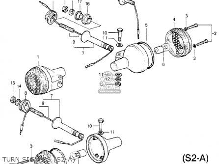 TURN SIGNALS (S2-A) - S2A MACH II 1973 USA