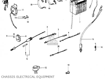 CHASSIS ELECTRICAL EQUIPMENT - S2A MACH II 1973 USA