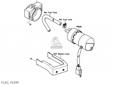 FUEL PUMP - VN1500A1 VULCAN 88 1987 USA CALIFORNIA CANADA