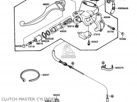 CLUTCH MASTER CYLINDER - VN1500A1 VULCAN 88 1987 USA CALIFORNIA CANADA