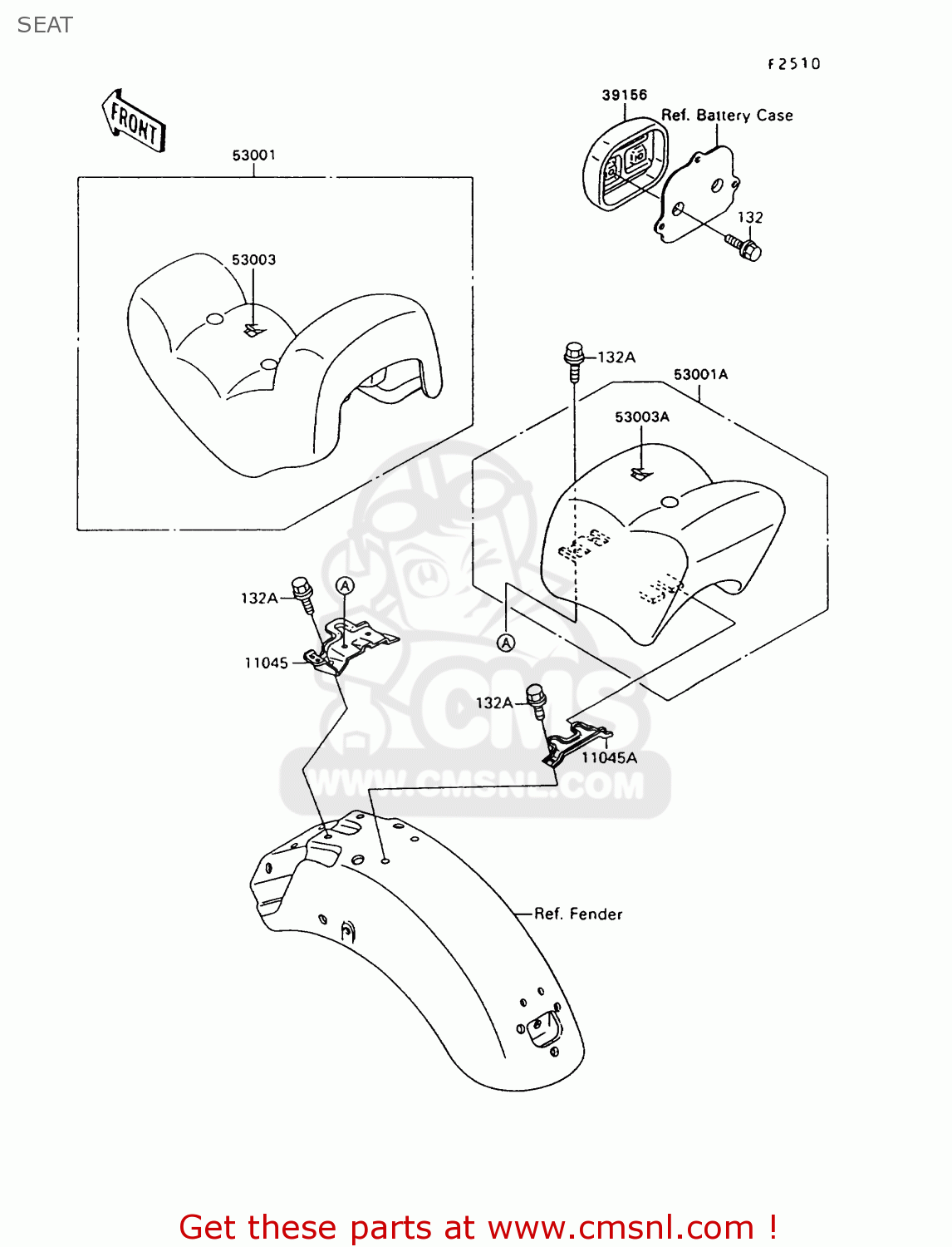 SEAT VN1500A10 VULCAN 1500 1996 USA CALIFORNIA