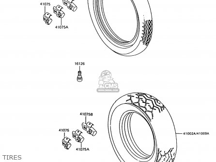 TIRES - VN1500A10 VULCAN 1500 1996 USA CALIFORNIA