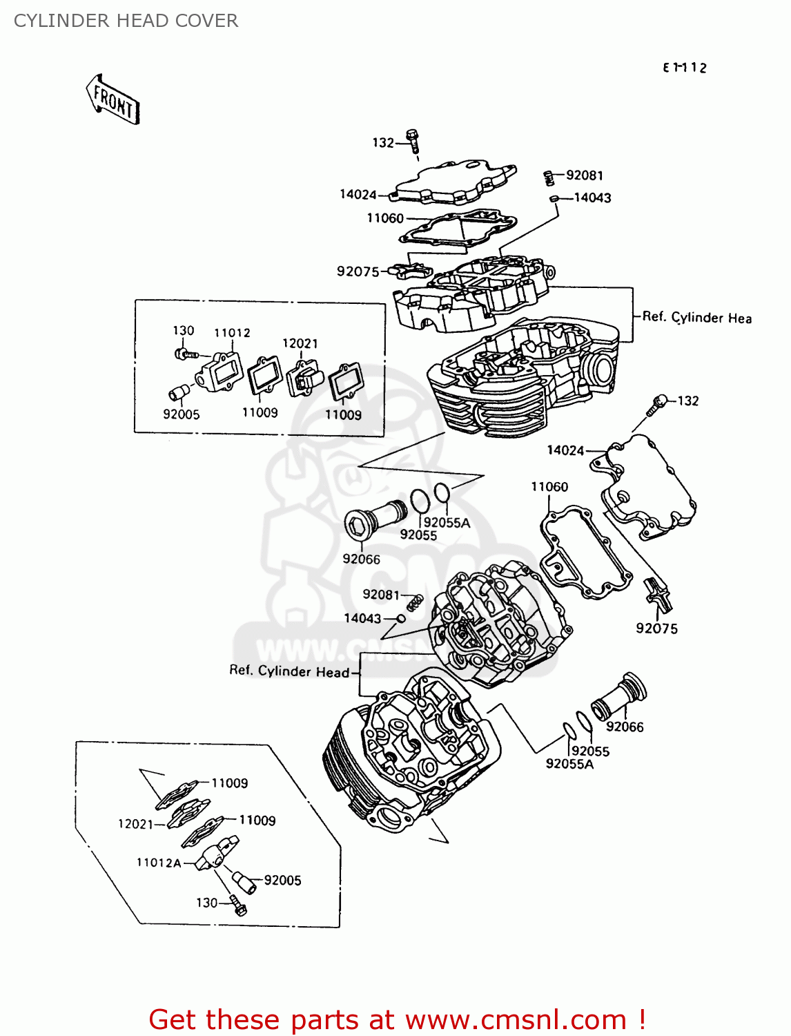 CYLINDER HEAD COVER VN1500A11 VULCAN 1500 1997 USA CALIFORNIA
