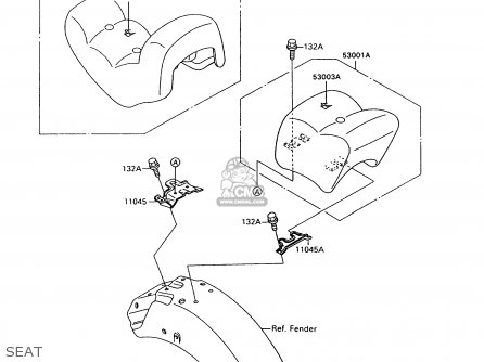 SEAT - VN1500A11 VULCAN 1500 1997 USA CALIFORNIA