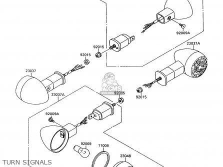 TURN SIGNALS - VN1500A11 VULCAN 1500 1997 USA CALIFORNIA