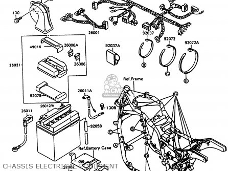 CHASSIS ELECTRICAL EQUIPMENT - VN1500A11 VULCAN 1500 1997 USA CALIFORNIA