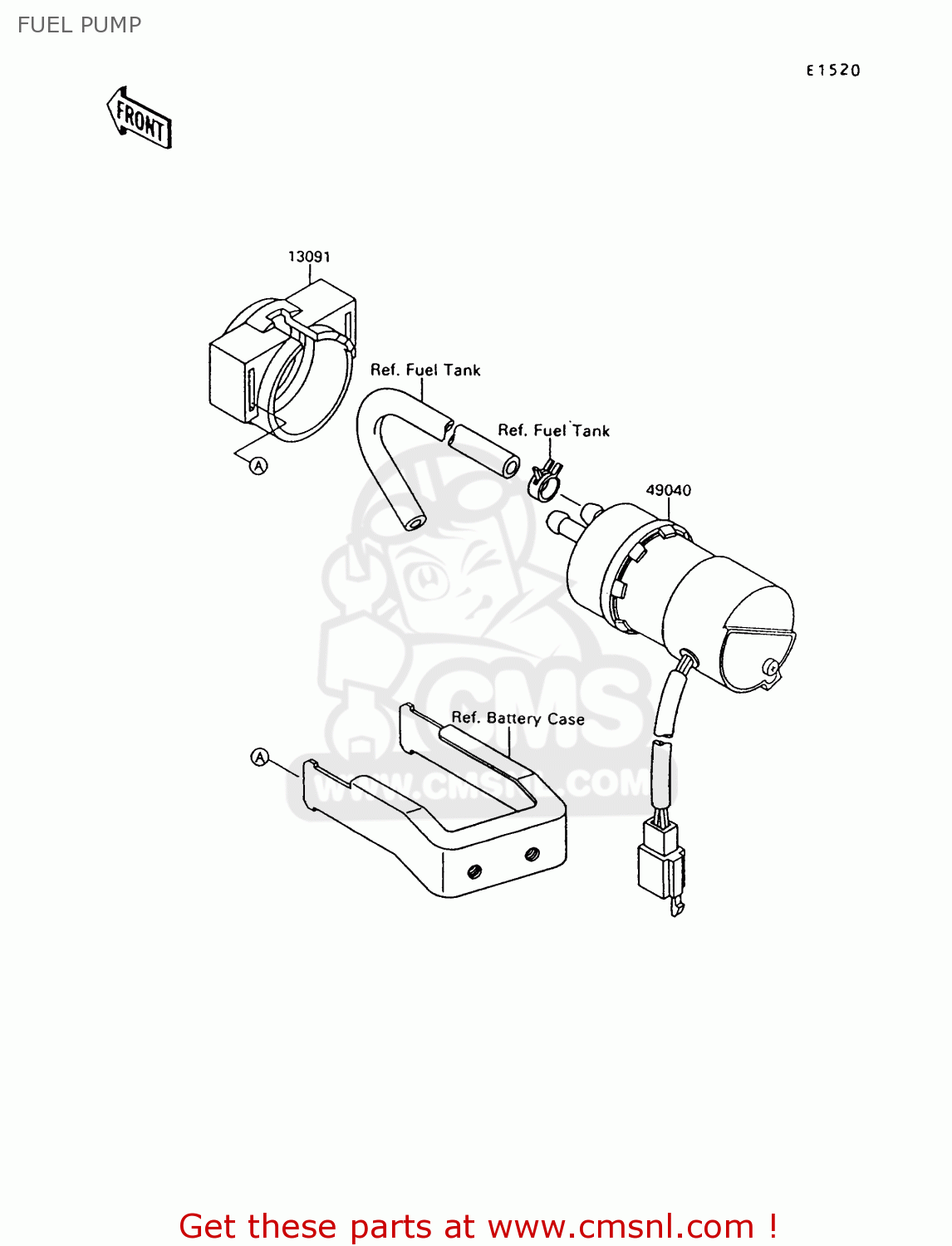 FUEL PUMP VN1500A13 VULCAN 1500 1999 USA CALIFORNIA