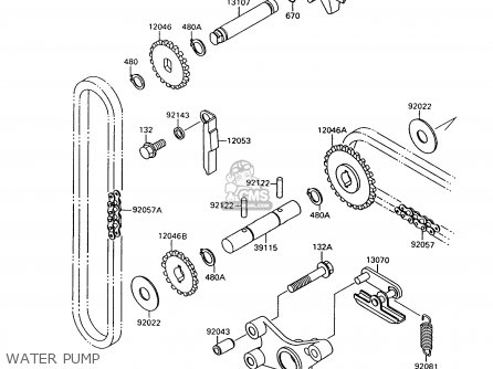 WATER PUMP - VN1500A13 VULCAN 1500 1999 USA CALIFORNIA