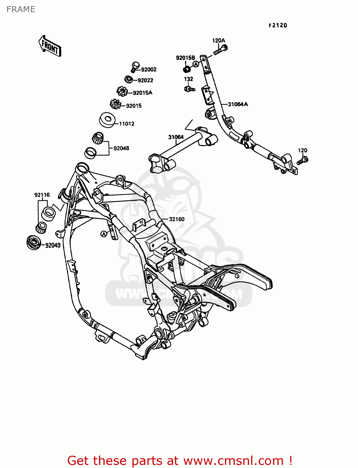 FRAME VN1500A2 VN15 1988 EUROPE FR FG IT SD ST