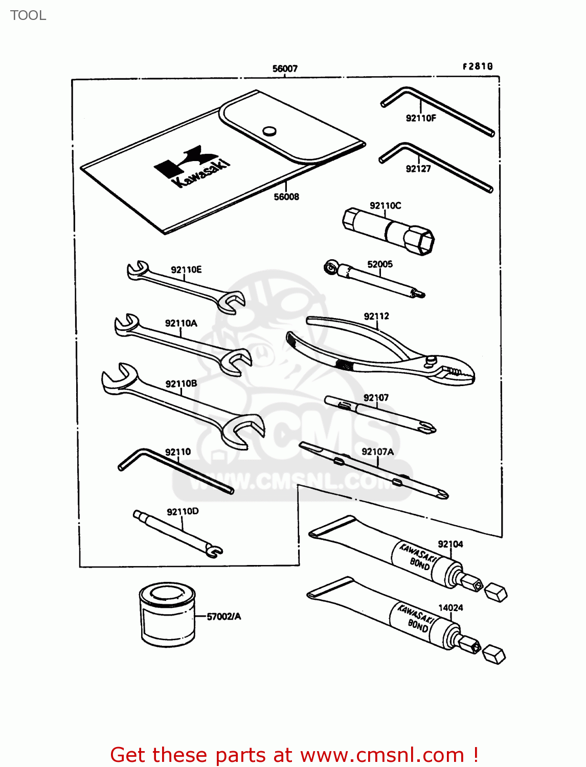 TOOL VN1500A2 VN15 1988 EUROPE FR FG IT SD ST