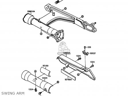 SWING ARM - VN1500A2 VN15 1988 EUROPE FR FG IT SD ST