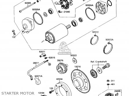 STARTER MOTOR - VN1500A2 VULCAN 88 1988 USA CALIFORNIA CANADA