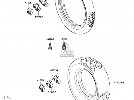 TIRE - VN1500A2 VULCAN 88 1988 USA CALIFORNIA CANADA