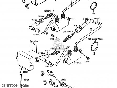 IGNITION COIL - VN1500A3 VN15 1989 FG