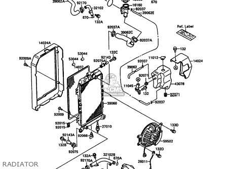 RADIATOR - VN1500A3 VN15 1989 FG