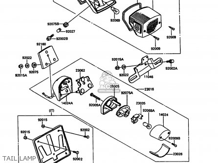 TAIL LAMP - VN1500A3 VN15 1989 FG