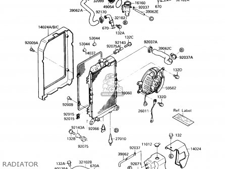 RADIATOR - VN1500A3 VULCAN 88 1989 USA CALIFORNIA CANADA