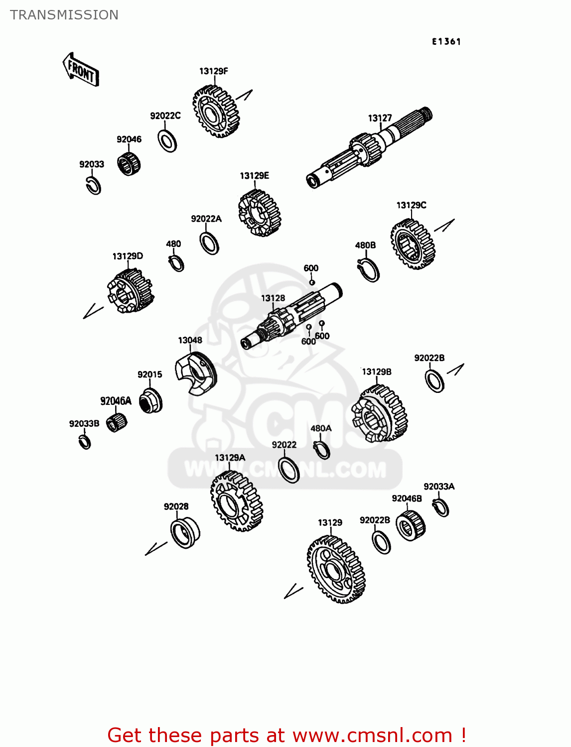 TRANSMISSION VN1500A4 VN15 1990 EUROPE FG