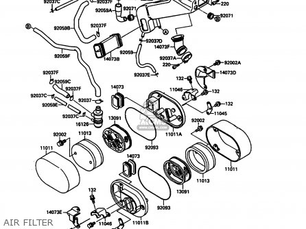 AIR FILTER - VN1500A4 VN15 1990 EUROPE FG