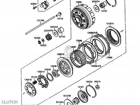 CLUTCH - VN1500A4 VN15 1990 EUROPE FG