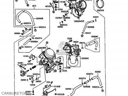 CARBURETOR - VN1500A4 VN15 1990 EUROPE FG