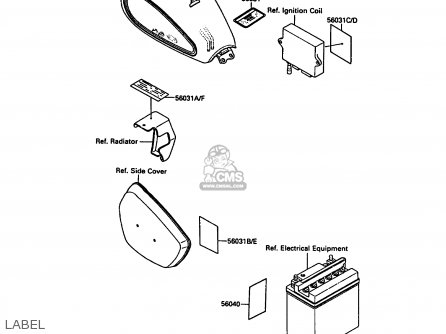 LABEL - VN1500A4 VN15 1990 EUROPE FG