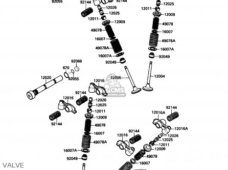 VALVE - VN1500A4 VULCAN 88 1990 USA CALIFORNIA