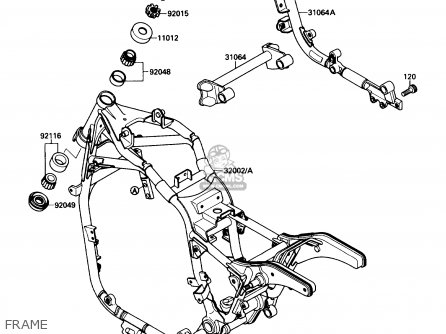 FRAME - VN1500A4 VULCAN 88 1990 USA CALIFORNIA