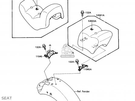 SEAT - VN1500A4 VULCAN 88 1990 USA CALIFORNIA