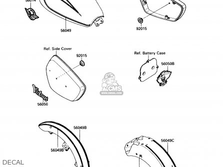 DECAL - VN1500A4 VULCAN 88 1990 USA CALIFORNIA