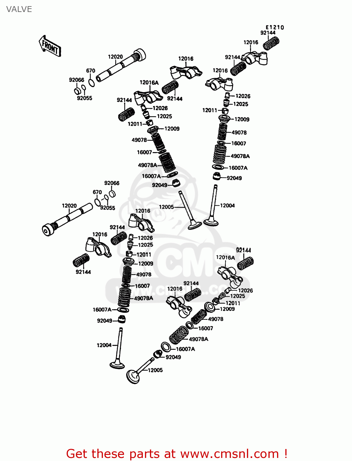 VALVE VN1500A5 VN15 1991 EUROPE