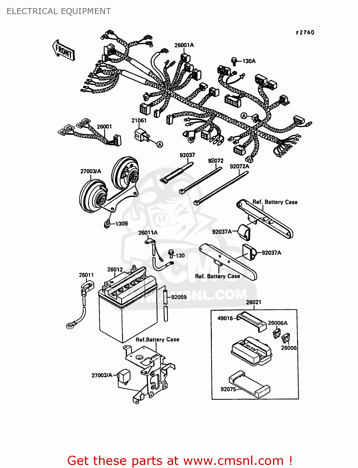 ELECTRICAL EQUIPMENT VN1500A5 VN15 1991 EUROPE