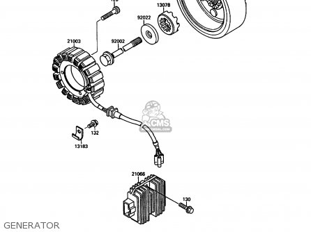 GENERATOR - VN1500A5 VN15 1991 EUROPE