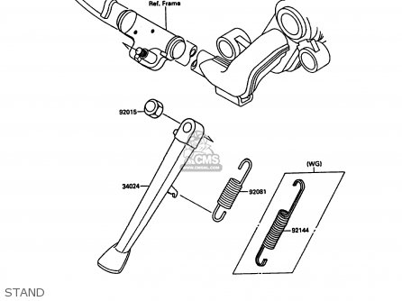 STAND - VN1500A5 VN15 1991 EUROPE