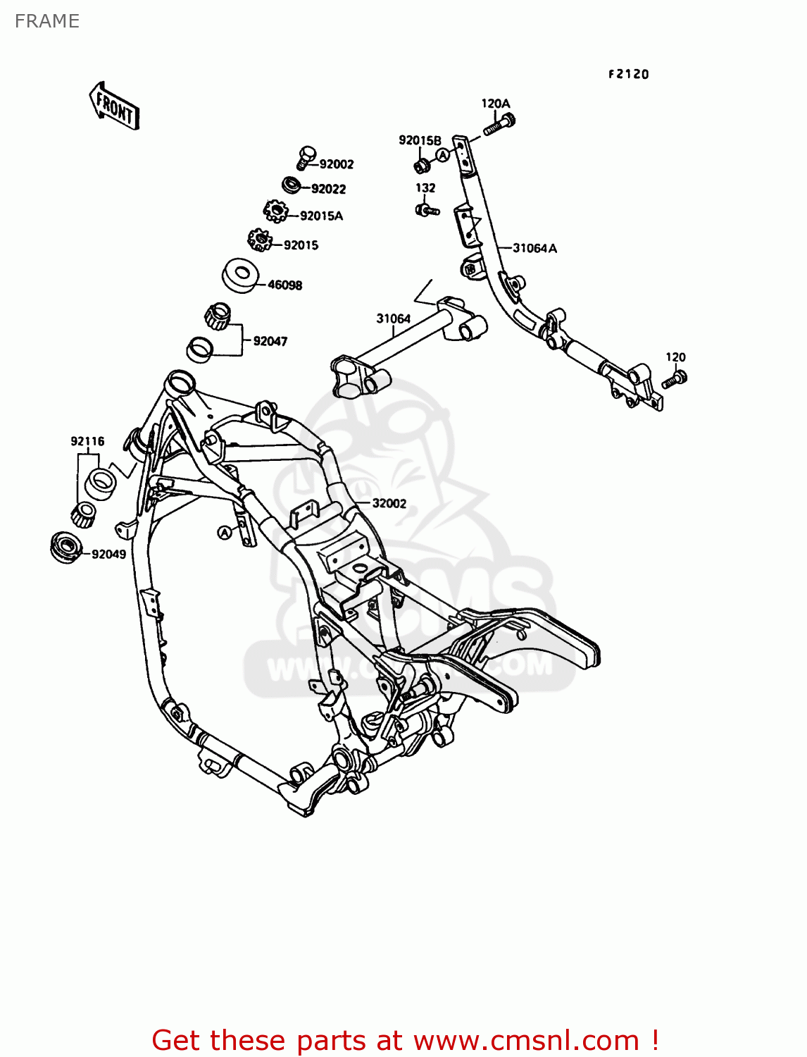FRAME VN1500A6 VN15 1992 EUROPE ST