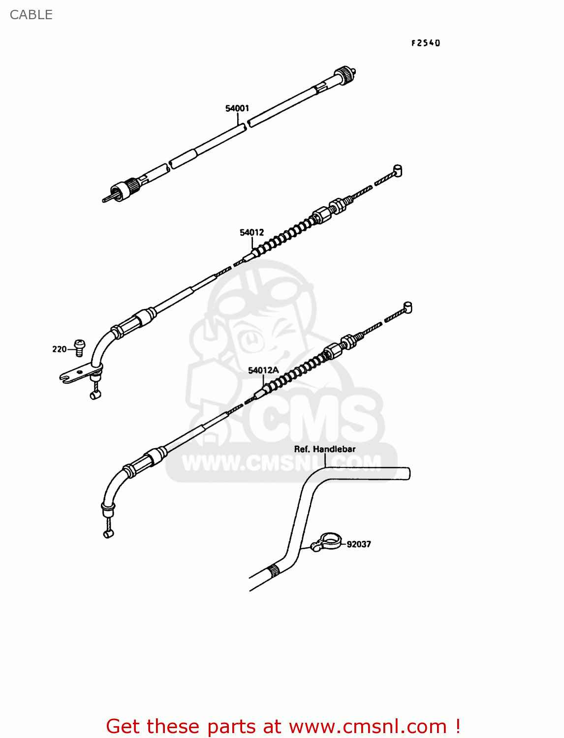 CABLE VN1500A6 VN15 1992 EUROPE ST
